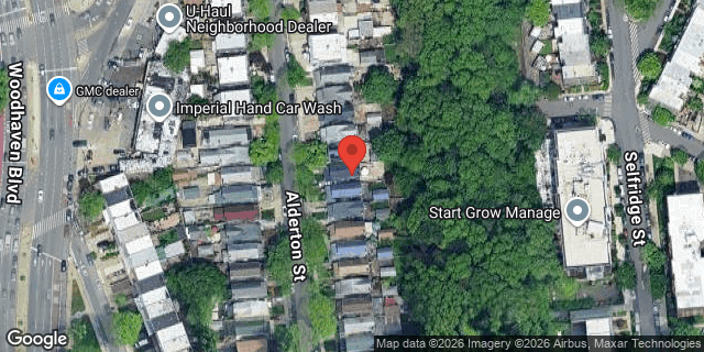 Aerial map of 69-09 ALDERTON STREET, Queens