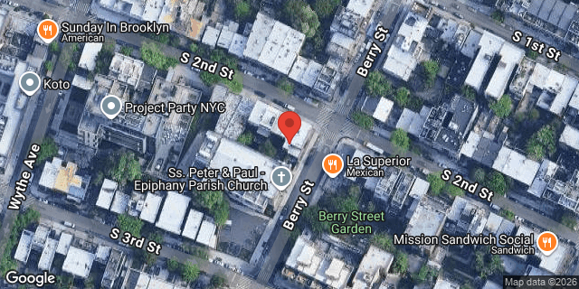 Aerial map of 100 SOUTH 2 STREET, Brooklyn