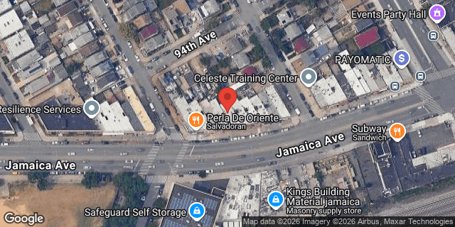 Aerial map of 204-11 JAMAICA AVENUE, Queens