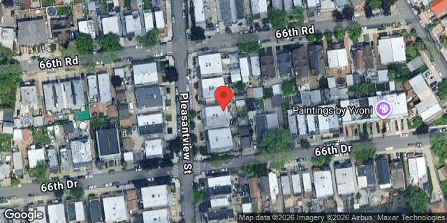 Aerial map of 66-37 PLEASANTVIEW STREET, Queens