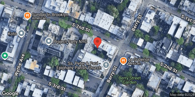 Aerial map of 94 SOUTH 2 STREET, Brooklyn