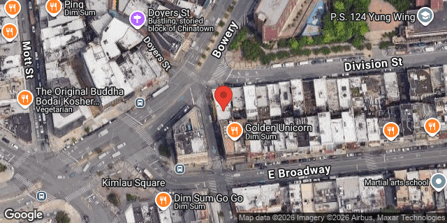 Aerial map of 1 DIVISION STREET, Manhattan