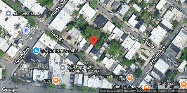 Aerial map of 60-65 54 STREET, Queens