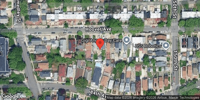 Aerial map of 147-36 HOOVER AVENUE, Queens