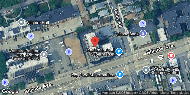Aerial map of 183-11 HILLSIDE AVENUE, Queens