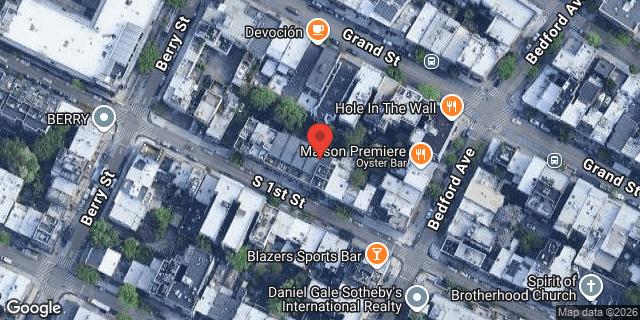 Aerial map of 131 SOUTH 1 STREET, Brooklyn