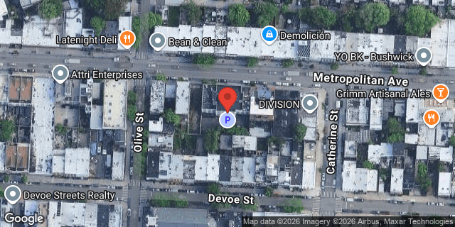 Aerial map of 924 METROPOLITAN AVENUE, Brooklyn