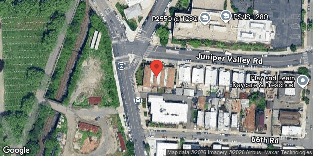 Aerial map of 69-04 JUNIPER VALLEY ROAD, Queens