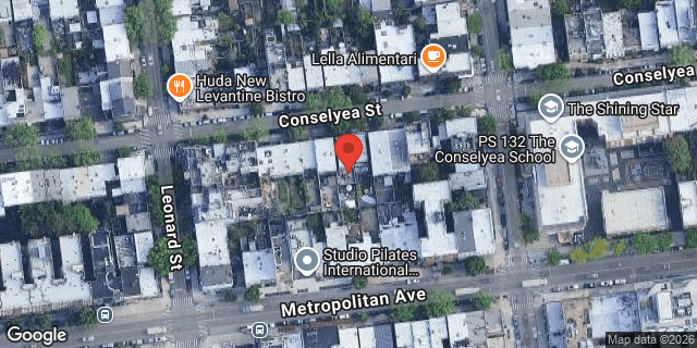 Aerial map of 108 CONSELYEA STREET, Brooklyn