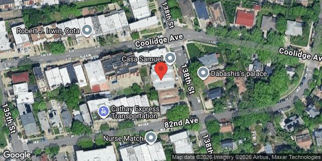Aerial map of 81-08 138 STREET, Queens