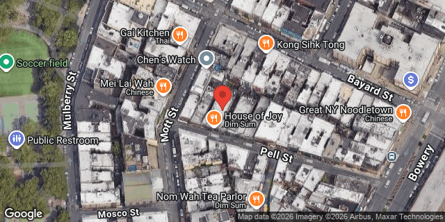 Aerial map of 30 PELL STREET, Manhattan