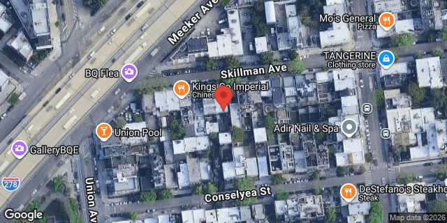 Aerial map of 26 SKILLMAN AVENUE, Brooklyn