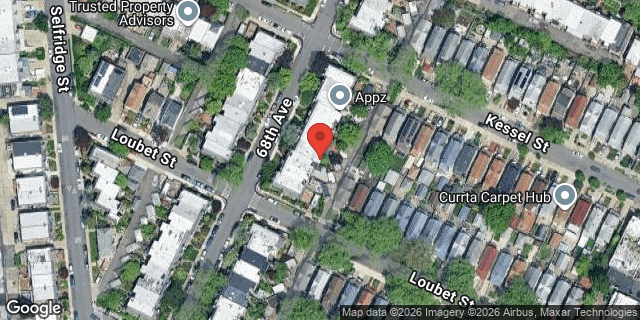 Aerial map of 91-08 68 AVENUE, Queens