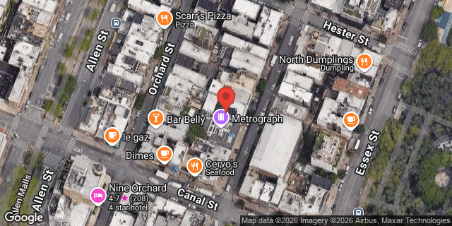 Aerial map of 13 LUDLOW STREET, Manhattan