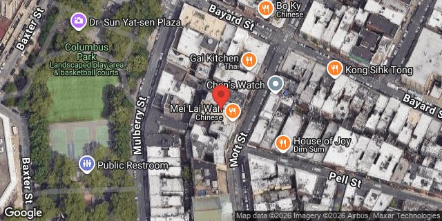 Aerial map of 43 MOTT STREET, Manhattan