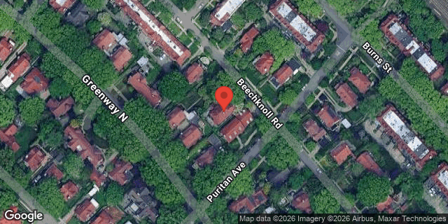 Aerial map of 47 BEECHKNOLL AVENUE, Queens