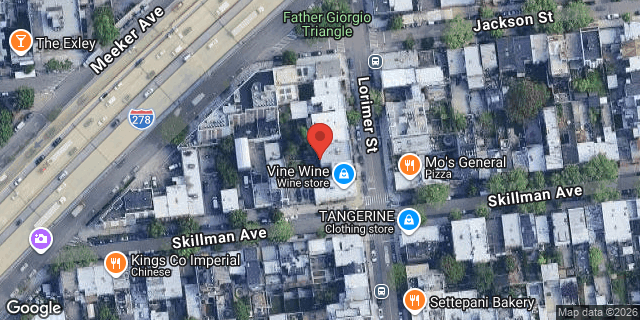 Aerial map of 625 LORIMER STREET, Brooklyn