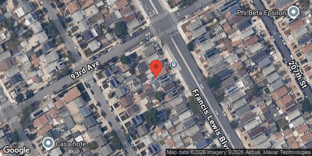 Aerial map of 93-10 FRANCIS LEWIS BLVD, Queens