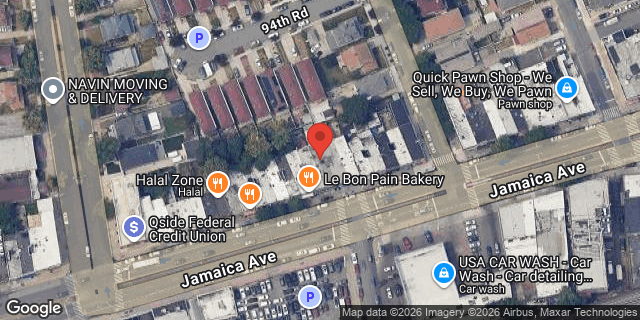 Aerial map of 211-65 JAMAICA AVENUE, Queens