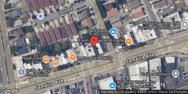 Aerial map of 211-75 JAMAICA AVENUE, Queens