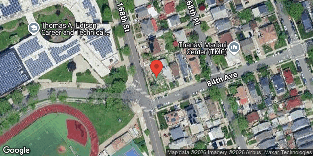 Aerial map of 83-41 168 STREET, Queens
