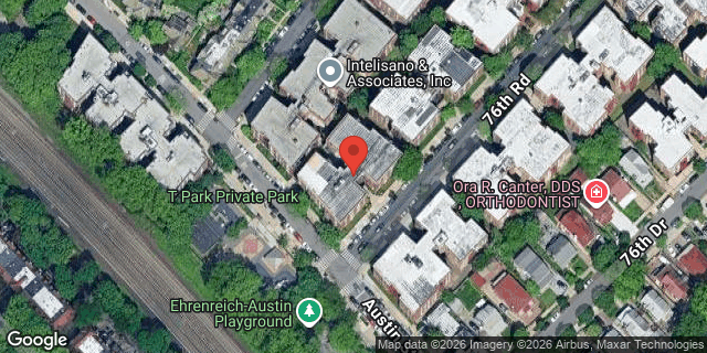 Aerial map of 111-09 76 ROAD, Queens