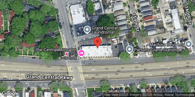 Aerial map of 82-85 PARSONS BOULEVARD, Queens