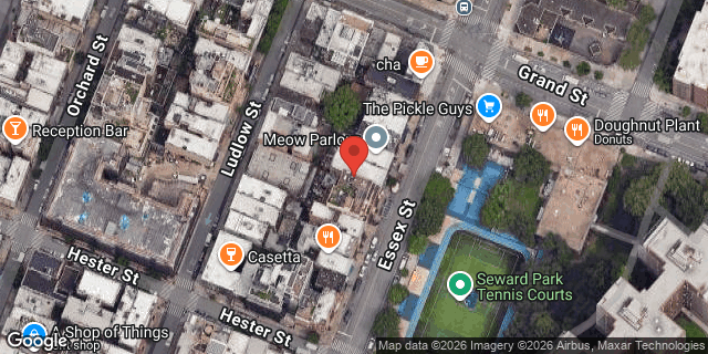 Aerial map of 39 ESSEX STREET, Manhattan