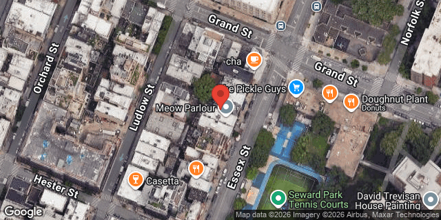 Aerial map of 43 ESSEX STREET, Manhattan