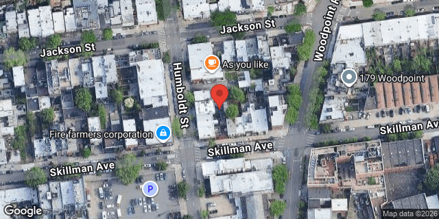 Aerial map of 422 HUMBOLDT STREET, Brooklyn