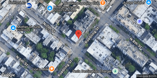 Aerial map of 231 NORTH 7 STREET, Brooklyn