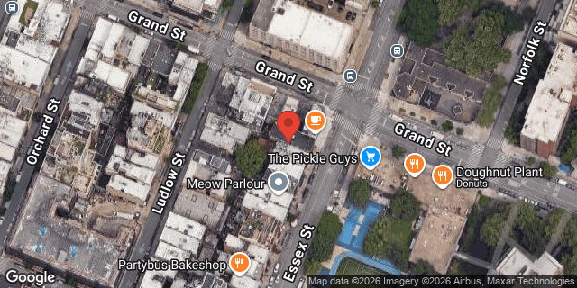 Aerial map of 49 ESSEX STREET, Manhattan