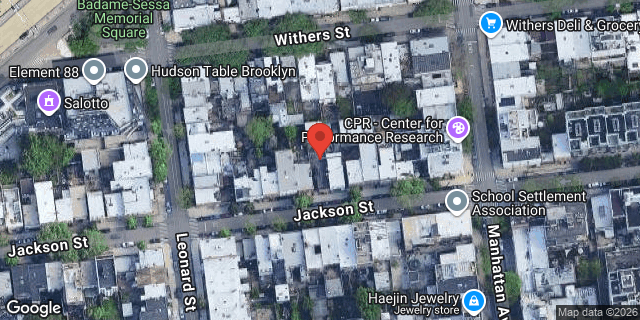 Aerial map of 101 JACKSON STREET, Brooklyn