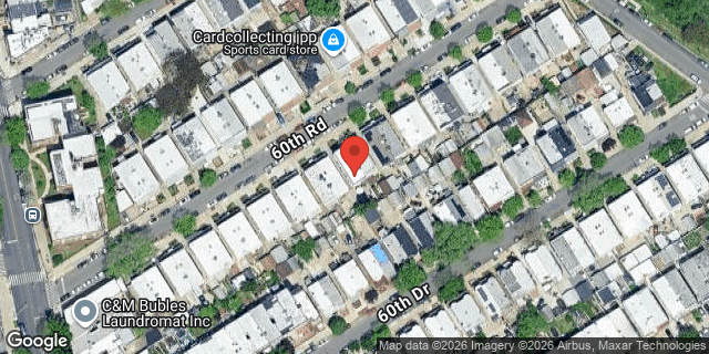 Aerial map of 62-54 60 ROAD, Queens