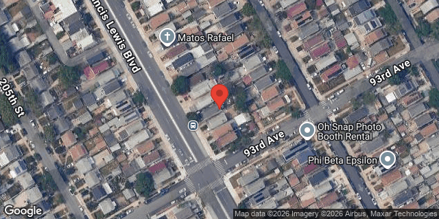 Aerial map of 90-61 FRANCIS LEWIS BLVD, Queens