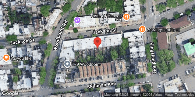 Aerial map of 240 JACKSON STREET, Brooklyn