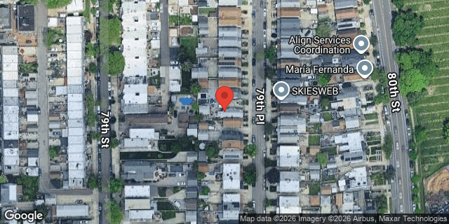 Aerial map of 65-30 79 PLACE, Queens
