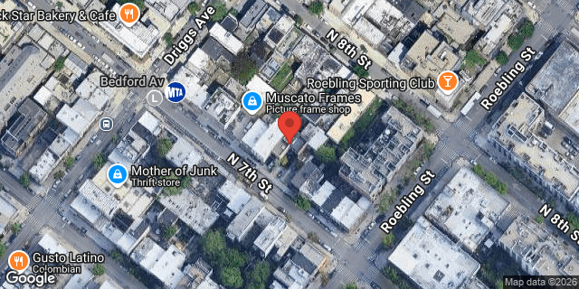 Aerial map of 215 NORTH 7 STREET, Brooklyn