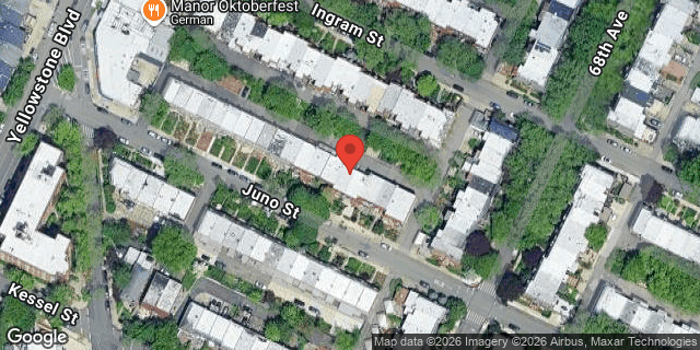 Aerial map of 67-39 JUNO STREET, Queens
