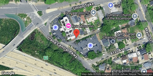 Aerial map of 139-01 GRAND CENTRAL PKWY, Queens