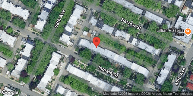 Aerial map of 68-19 INGRAM STREET, Queens