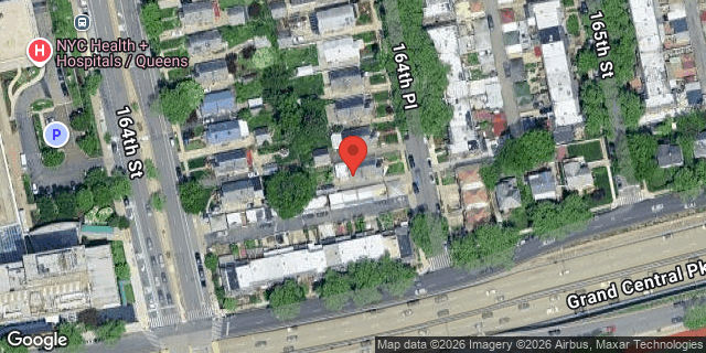 Aerial map of 82-84 164 PLACE, Queens