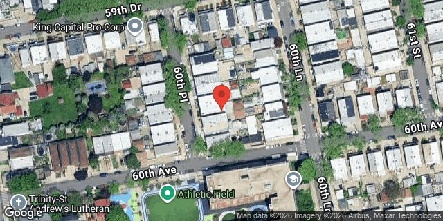 Aerial map of 59-77 60 PLACE, Queens