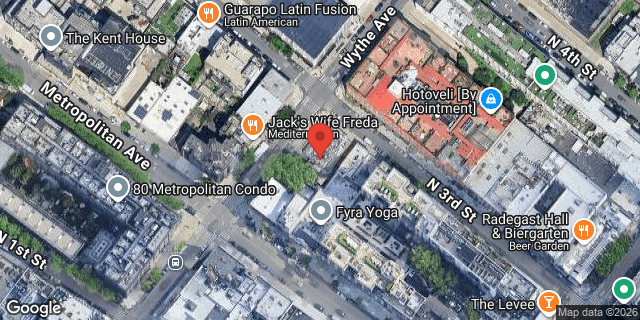 Aerial map of 221 WYTHE AVENUE, Brooklyn