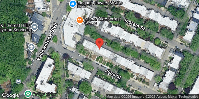 Aerial map of 67-19 JUNO STREET, Queens