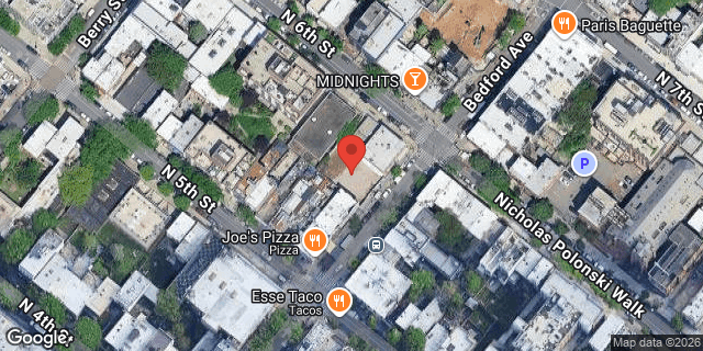 Aerial map of 204 BEDFORD AVENUE, Brooklyn