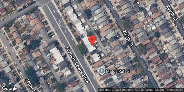 Aerial map of 90-29 FRANCIS LEWIS BLVD, Queens