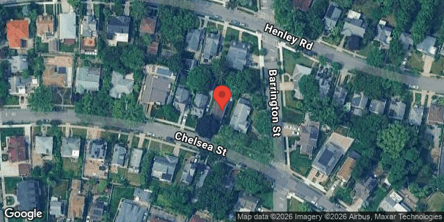 Aerial map of 85-45 CHELSEA STREET, Queens