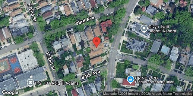 Aerial map of 83-12 HOMELAWN STREET, Queens
