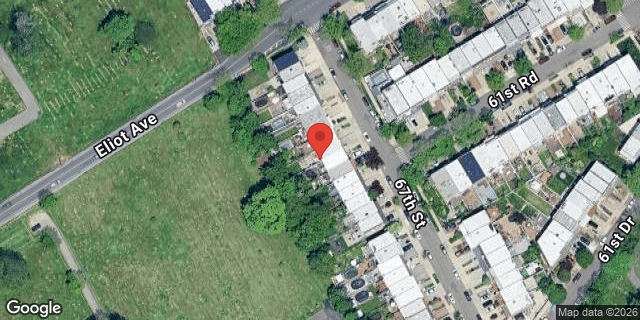 Aerial map of 61-18 67 STREET, Queens